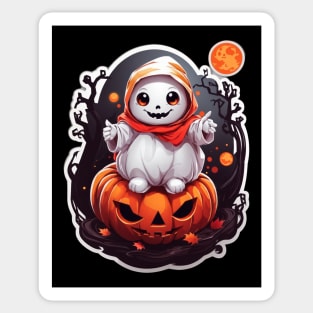 Cute Halloween Ghost Sticker